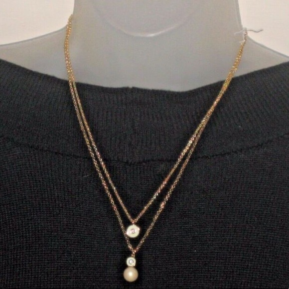 NWT Kate Spade rosegold tone double strand pendant - Picture 6 of 6